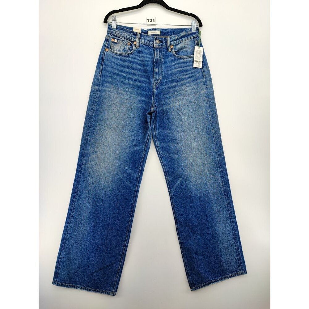 American Eagle Women's AE77 Stovepipe Organic Cotton Blue Jeans Size 10 Regular